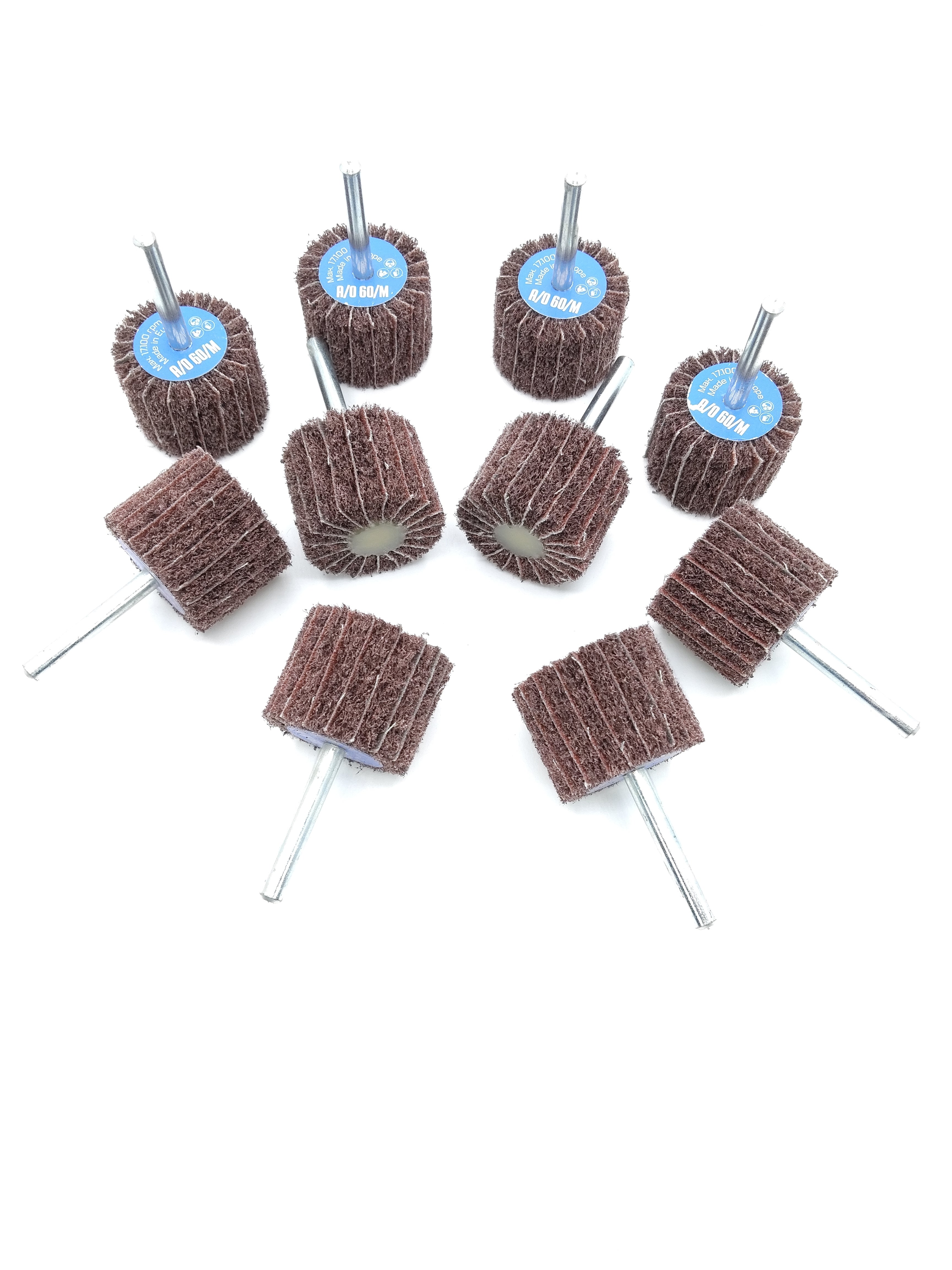 10er Schleifräder Vlies/Gewebe 40x30x6 mm – Vielseitig | PICHLER 00034173